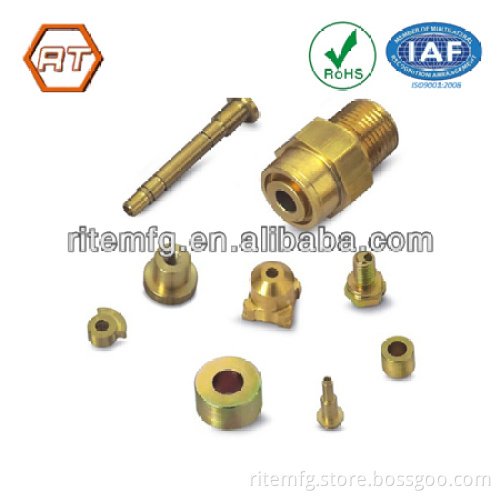small brass hardware part